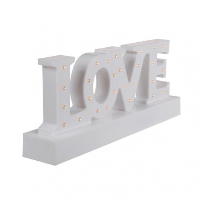 Φωτιστικό-πινακίδα «Love» με 27 led Y13,1x31,2x6,5εκ.