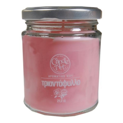 Αρωματικό κερί, 212 ml, με αιθέρια έλαια τριαντάφυλλο Αρωματικό κερί, 212 ml, με αιθέρια έλαια τριαντάφυλλο