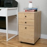 Συρταριέρα ξύλινη Nextdeco με ρόδες Υ68x35x50εκ.