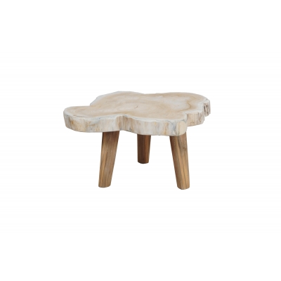 Τραπεζάκι Nextdeco από ξύλο teak Υ25xM48xΠ45εκ