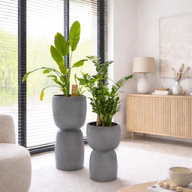 Γλάστρα - κασπώ Duala Slim γκρι Y70xΦ40εκ. Γλάστρα - κασπώ Duala Slim γκρι Y70xΦ40εκ.