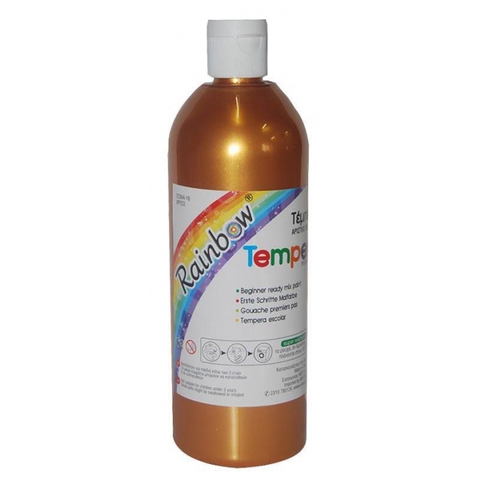 Rainbow τέμπερα χρυσή 500ml