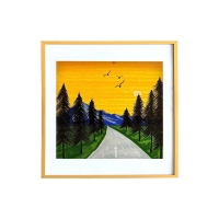 Κορνίζα τοίχου μεταλλική χρυσή με ακρυλικό τζάμι 30x30εκ. Κορνίζα τοίχου μεταλλική χρυσή με ακρυλικό τζάμι 30x30εκ.