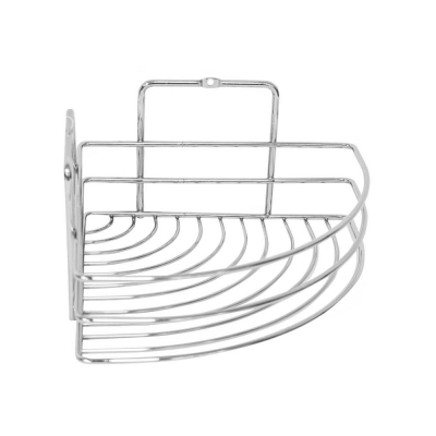 Ράφι μπάνιου γωνιακό Nextdeco επιχρωμιωμένο ατσάλι Υ10xØ19εκ Ράφι μπάνιου γωνιακό Nextdeco επιχρωμιωμένο ατσάλι Υ10xØ19εκ