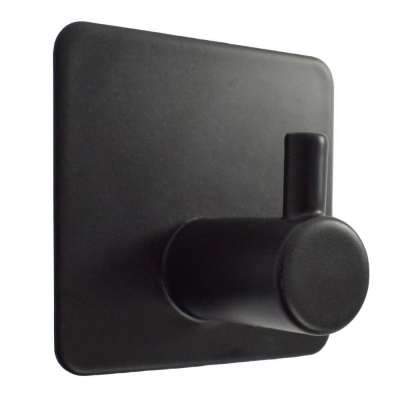 Αυτοκόλλητο άγκιστρο Υ3x4,5x4,5εκ. μαύρο Αυτοκόλλητο άγκιστρο Υ3x4,5x4,5εκ. μαύρο