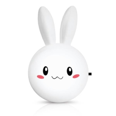 Φωτάκι νυκτός LED 0,5W Κουνελάκι Y10,5x7x3εκ. με διακόπτη Φωτάκι νυκτός LED 0,5W Κουνελάκι Y10,5x7x3εκ. με διακόπτη