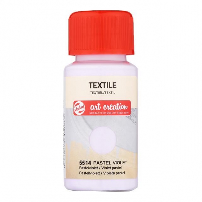 Talens χρώμα textile 5514 pastel violet 50ml