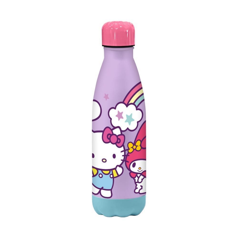 Μπουκάλι νερού Hello kitty αλουμινίου 500ml. Μπουκάλι νερού Hello kitty αλουμινίου 500ml.