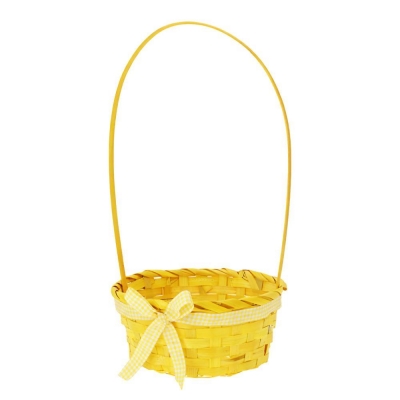 Καλάθι από μπαμπού με μακρύ χερούλι κίτρινο 20×20×9εκ. Καλάθι από μπαμπού με μακρύ χερούλι κίτρινο 20×20×9εκ.
