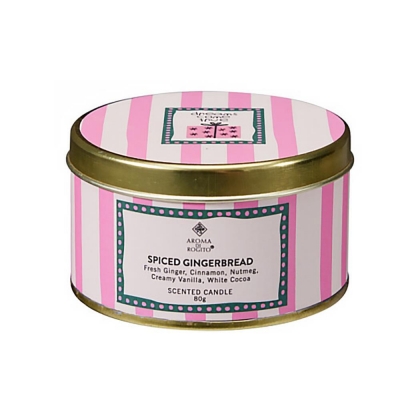 Αρωματικό κερί σε μεταλλικό δοχείο Spiced Gingerbread 80γρ.