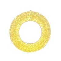 Στεφάνι φωτιστικό 960 LED θερμό λευκό Υ38×38×8εκ. Στεφάνι φωτιστικό 960 LED θερμό λευκό Υ38×38×8εκ.