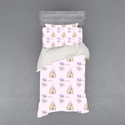 Σετ παιδικά σεντόνια μονά unicorn fly από 100% βαμβάκι 170x260εκ. Σετ παιδικά σεντόνια μονά unicorn fly από 100% βαμβάκι 170x260εκ.