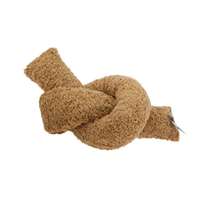 Μαξιλάρι κόμπος καφέ 150x12εκ.