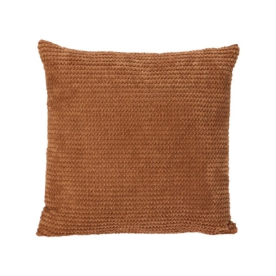 Μαξιλάρι διακοσμητικό με γραμμές καφέ 45x45εκ.