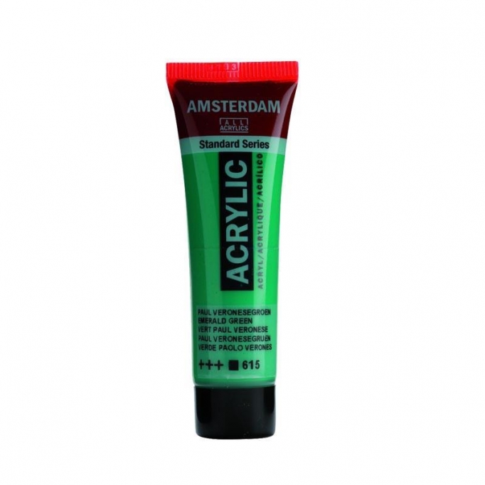 Talens amsterdam ακρυλικό χρώμα 615 emerald green 120ml