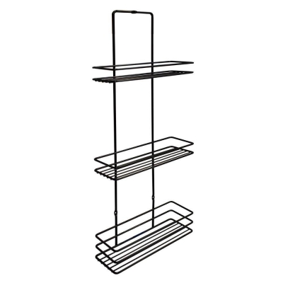 Ραφιέρα μπάνιου 3 ράφια Nextdeco μαύρη Υ58x8x23εκ Ραφιέρα μπάνιου 3 ράφια Nextdeco μαύρη Υ58x8x23εκ