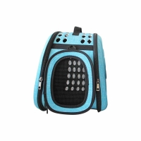 Τσάντα μεταφοράς κατοικιδίου πτυσσόμενη γαλάζια Υ42×32×28.5εκ.