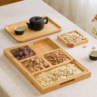 Δίσκος Nextdeco bamboo Υ3,5x40x28εκ.