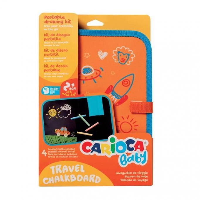 Carioca Baby travel kit πίνακας με 4 κιμωλίες