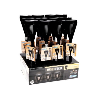 Ηλιακό φωτιστικό πυρσός μαύρο ματ Υ43εκ. Ηλιακό φωτιστικό πυρσός μαύρο ματ Υ43εκ.