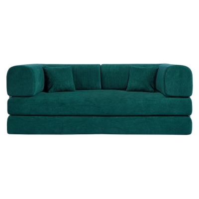 Compressed Nextdeco καναπές-κρεβάτι πράσινος 200x100x75εκ.