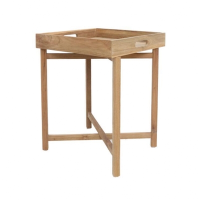 Τραπεζάκι Nextdeco Tray ξύλο teak 50x50xΥ66εκ. Τραπεζάκι Nextdeco Tray ξύλο teak 50x50xΥ66εκ.