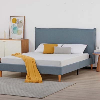 Κρεβάτι διπλό Nextdeco Osaka γκρι 160x200xY90εκ. Κρεβάτι διπλό Nextdeco Osaka γκρι 160x200xY90εκ.