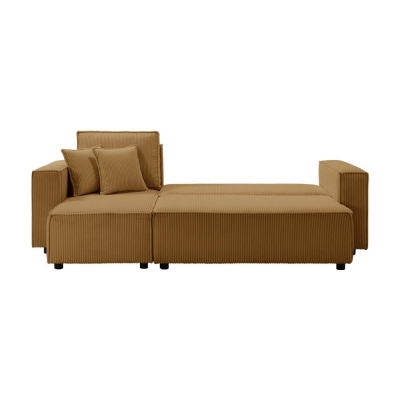 Καναπές - διπλό κρεβάτι Nextdeco γωνιακός με αποθηκευτικό χώρο κίτρινο Υ82×240×92-142εκ Καναπές - διπλό κρεβάτι Nextdeco γωνιακός με αποθηκευτικό χώρο κίτρινο Υ82×240×92-142εκ