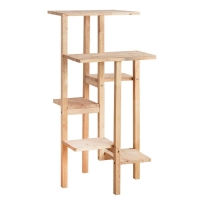 Γατόδεντρο Nextdeco Natural μασίφ ξύλο Υ113,5x54x60εκ.