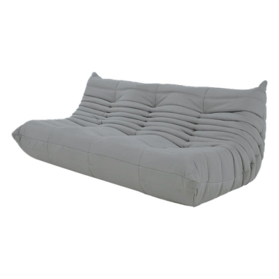 Καναπές τριθέσιος Nextdeco Togo Alcantara ανοιχτό γκρι Υ70x174x102εκ. Καναπές τριθέσιος Nextdeco Togo Alcantara ανοιχτό γκρι Υ70x174x102εκ.