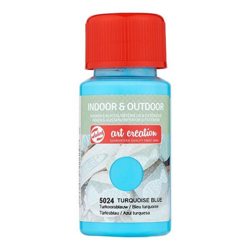 Talens χρώμα indoor/outdoor 5024 turquoise blue 50ml Talens χρώμα indoor/outdoor 5024 turquoise blue 50ml