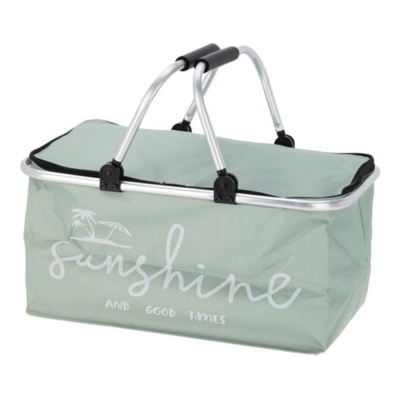 Ισοθερμικό καλάθι πικνίκ - ψυγείο αναδιπλούμενο 35lit, 48×28×24εκ. πράσινο