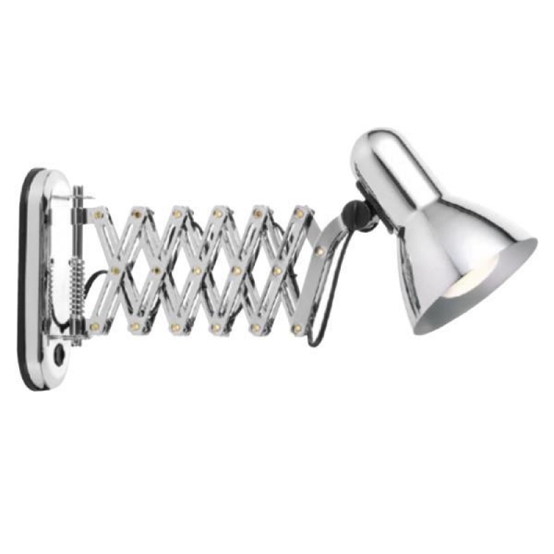 Φωτιστικό επιτοίχιο επεκτεινόμενο Twen Ø13,5x65εκ. επέκταση max νίκελ Φωτιστικό επιτοίχιο επεκτεινόμενο Twen Ø13,5x65εκ. επέκταση max νίκελ