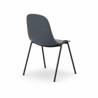 Καρέκλα Nextdeco PP και μέταλλο γκρι σκούρο 52x57xΥ83εκ. Καρέκλα Nextdeco PP και μέταλλο γκρι σκούρο 52x57xΥ83εκ.