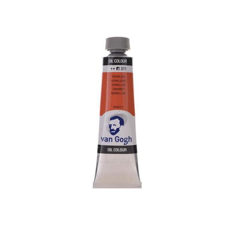 Talens van gogh χρώμα λαδιού 311 vermilion 20ml