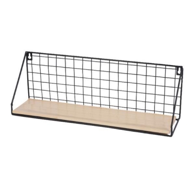 Ράφι επιτοίχιο Nextdeco minimal μαύρο 44,5x11,5xY15,5εκ. Ράφι επιτοίχιο Nextdeco minimal μαύρο 44,5x11,5xY15,5εκ.