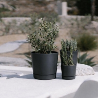 Γλάστρα Tubo ανθρακί Y17,5xΦ17,8εκ. Γλάστρα Tubo ανθρακί Y17,5xΦ17,8εκ.