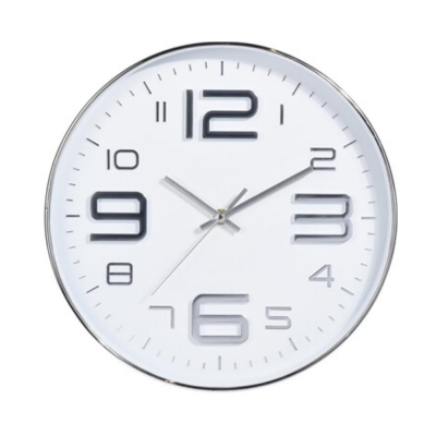 Ρολόι τοίχου λευκό Ø30.5εκ. Ρολόι τοίχου λευκό Ø30.5εκ.