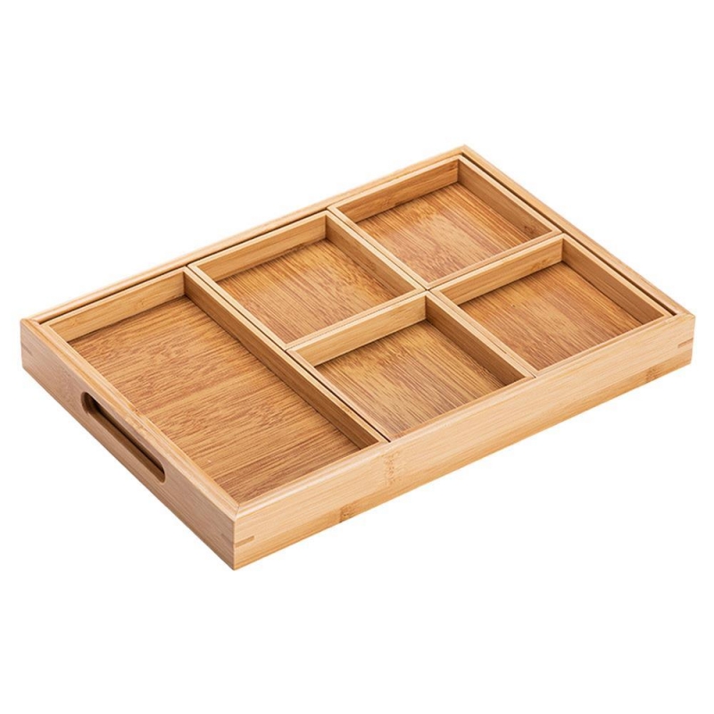 Δίσκος Nextdeco bamboo Υ3,5x40x28εκ.