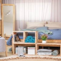 Ορθογώνια ράφια Nextdeco Natural μασίφ ξύλο σετ 2 τεμαχίων 60x30x24εκ. Ορθογώνια ράφια Nextdeco Natural μασίφ ξύλο σετ 2 τεμαχίων 60x30x24εκ.