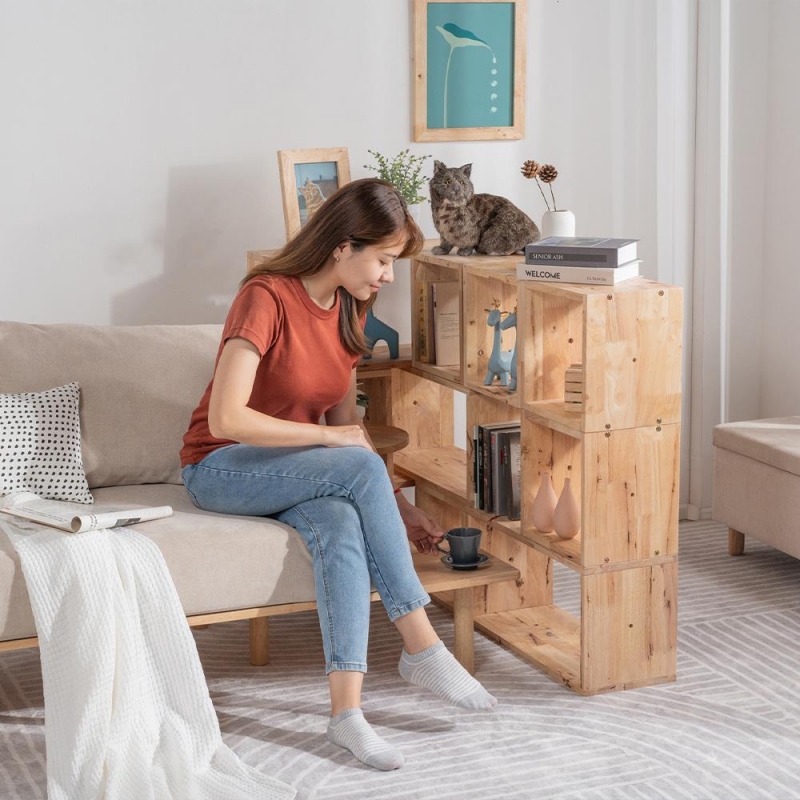 Ορθογώνια ράφια Nextdeco Natural μασίφ ξύλο σετ 2 τεμαχίων 60x30x24εκ. Ορθογώνια ράφια Nextdeco Natural μασίφ ξύλο σετ 2 τεμαχίων 60x30x24εκ.