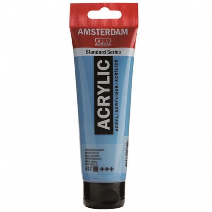 Talens amsterdam ακρυλικό χρώμα 517 king 's blue 120ml