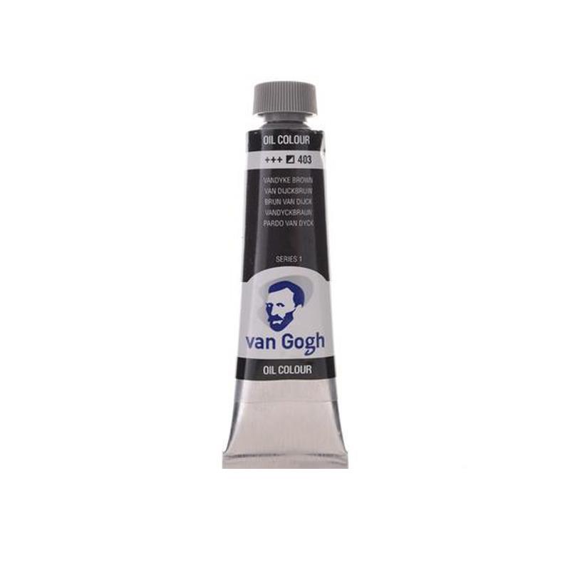 Talens van gogh χρώμα λαδιού 403 van duke brown 20ml