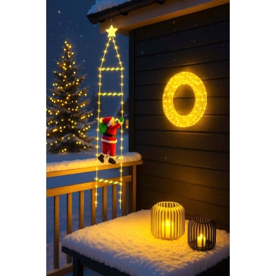 Στεφάνι φωτιστικό 960 LED θερμό λευκό Υ38×38×8εκ.