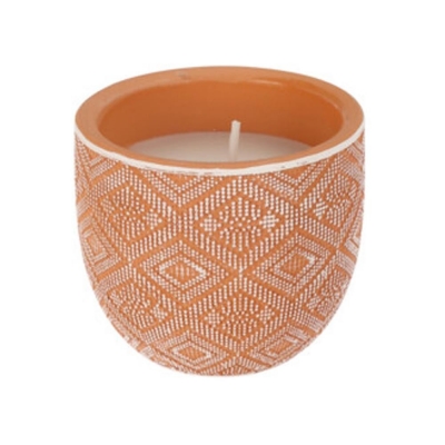 Αρωματικό κερί σιτρονέλα σε γλαστράκι terra diamond Υ7xØ6εκ. Αρωματικό κερί σιτρονέλα σε γλαστράκι terra diamond Υ7xØ6εκ.