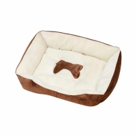 Κρεβάτι κατοικιδίου Medium καφέ Υ15×70×50εκ.