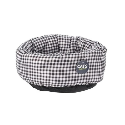 Κρεβάτι γάτας μαύρο Υ11x32x22εκ.