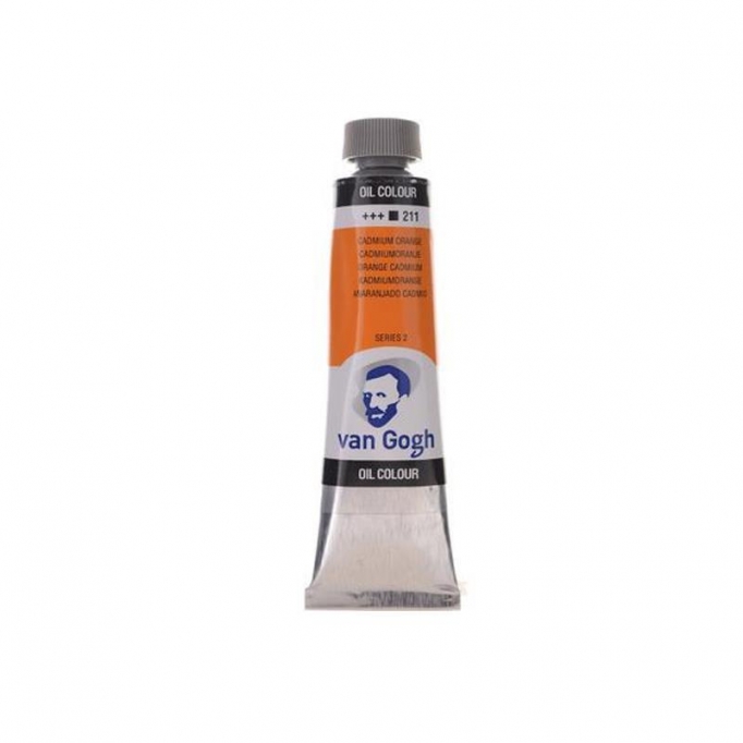 Talens van gogh χρώματα λαδιού 60ml (211-Cadmium orange)