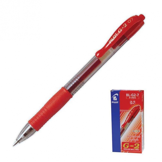 Pilot στυλό gel G2 fine κόκκινο 0,7mm