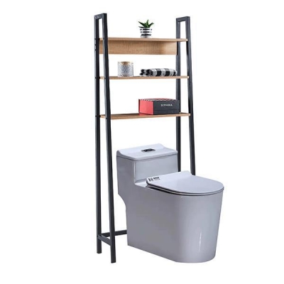 Ραφιέρα μπάνιου Nextdeco ξύλο και μέταλλο Υ156x64x25εκ. Ραφιέρα μπάνιου Nextdeco ξύλο και μέταλλο Υ156x64x25εκ.